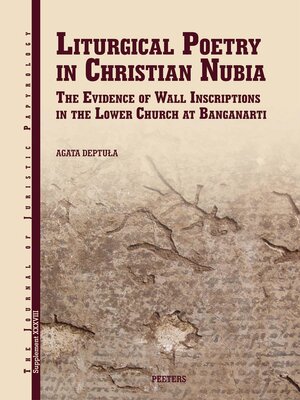 cover image of Liturgical Poetry in Christian Nubia